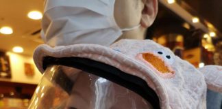 疫情下之bb戴口罩